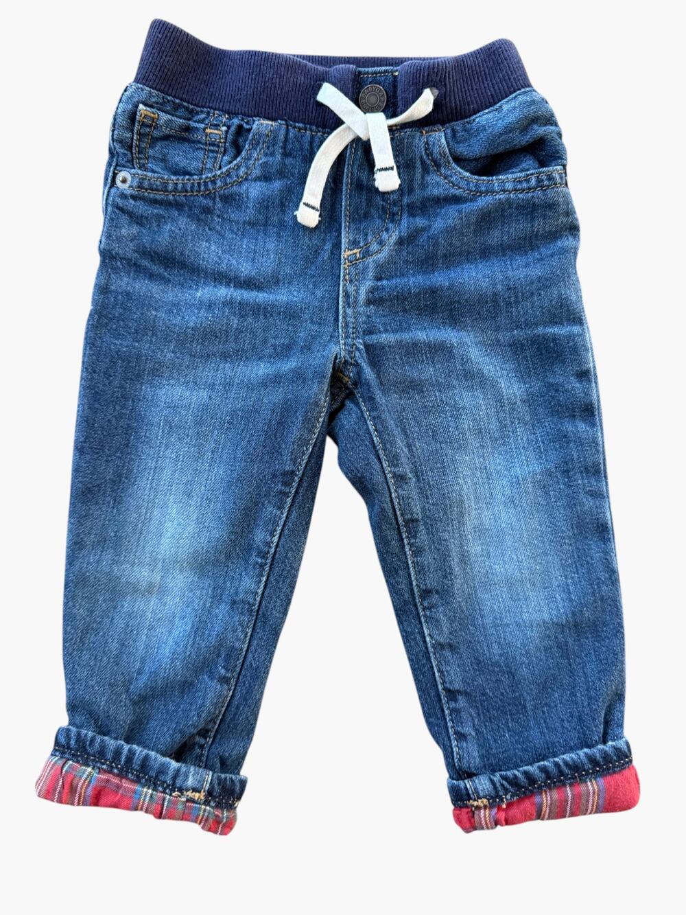 Baby Gap Flannel Lined Slim Jeans Boys Toddler 12-18M